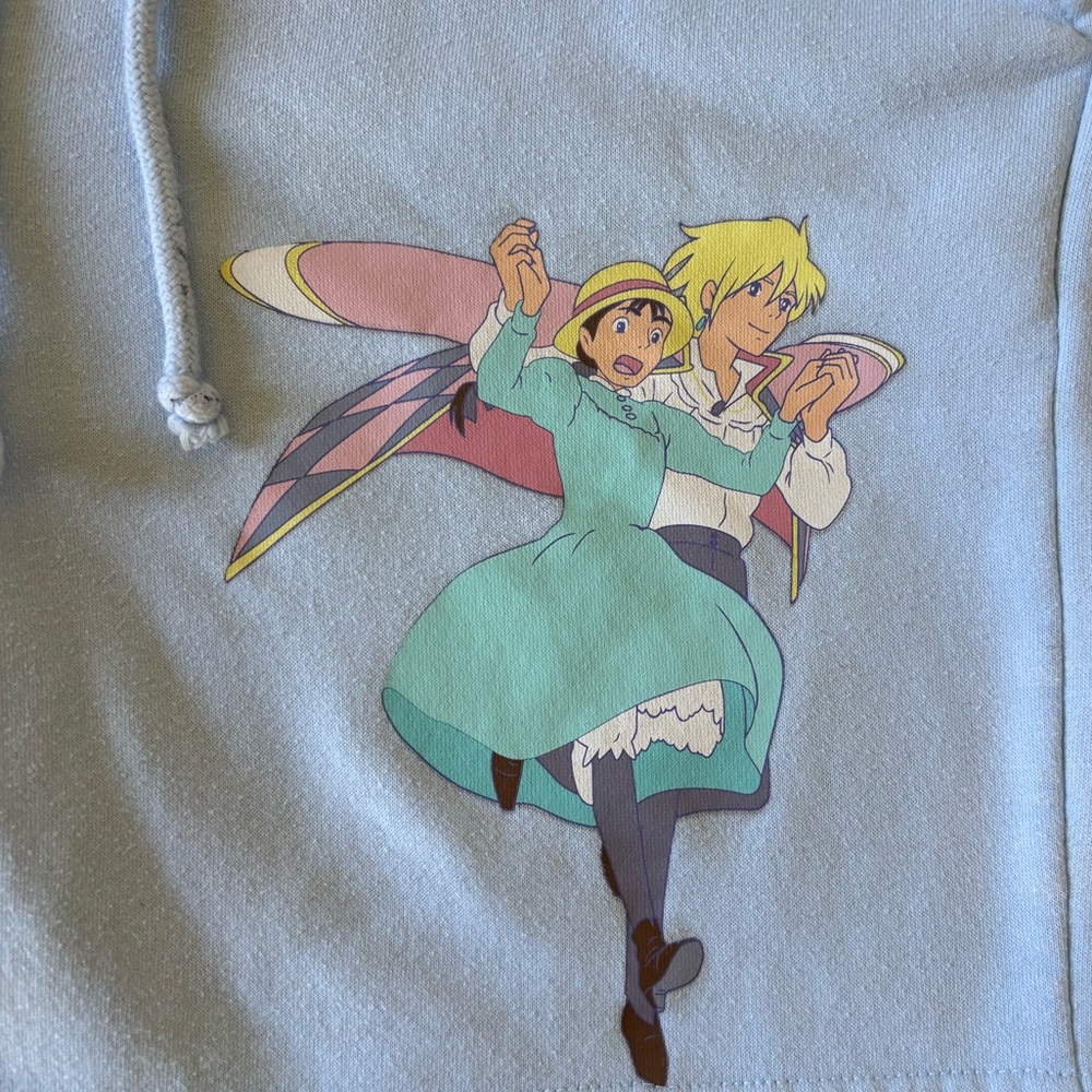 Anime Graphic Shorts – Pastel Print | Unisex Howls  moving castle - Picture 2 of 7